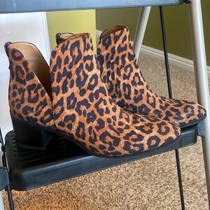 Leopard Print Booties